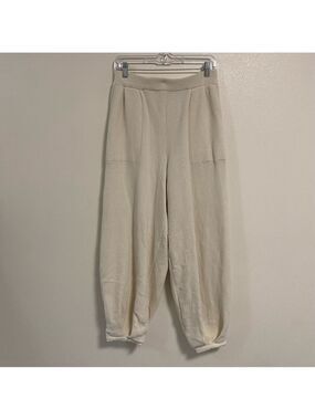 Free People Beach Pants Women’s size large Oatmeal Freya Sweater Pants
